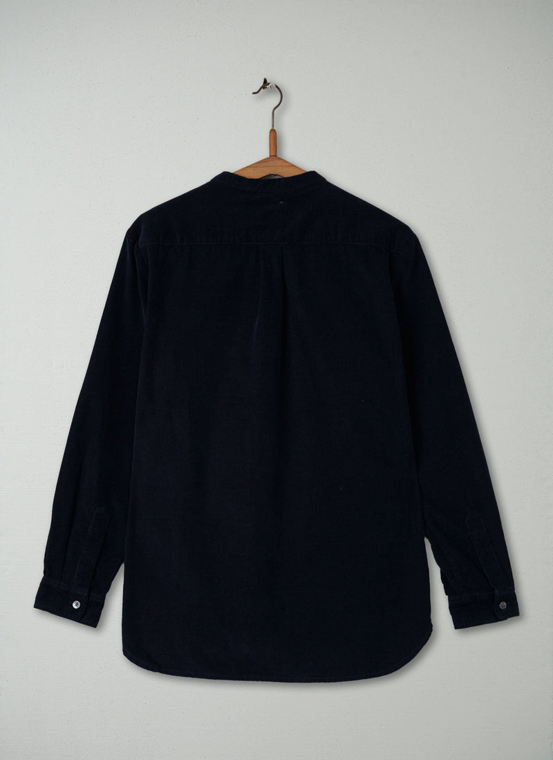 Reworn Needlecord Shirt Size 14 (217) | Navy