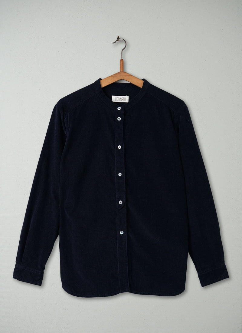 Reworn Needlecord Shirt Size 14 (217) | Navy