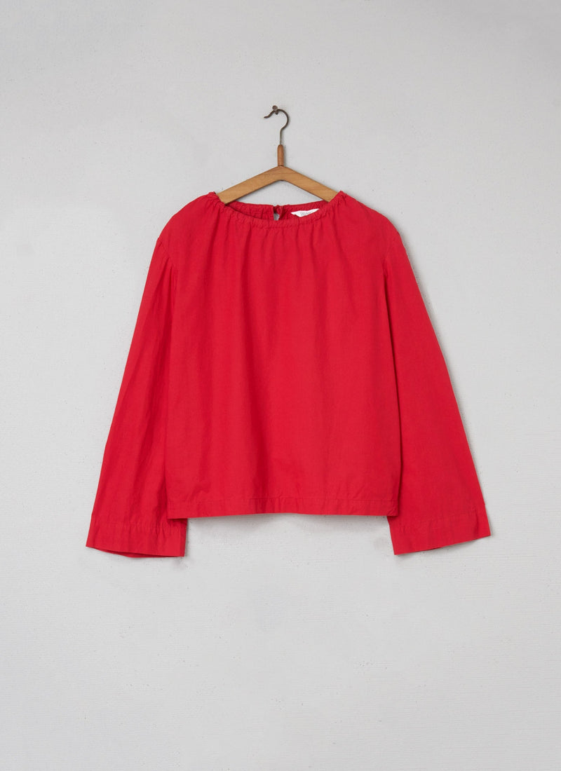 Reworn Drawstring Top Size 8 (034) | Red