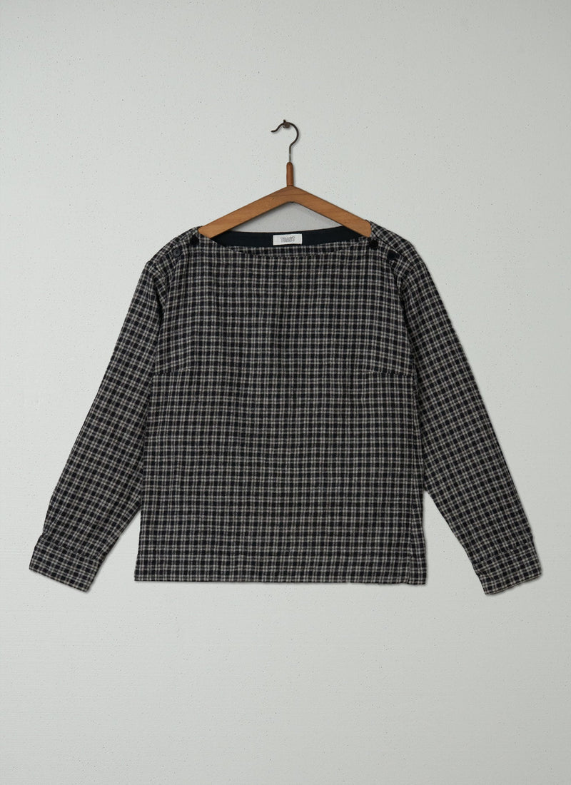 Reworn Button Shoulder Top Size 12 (161) | Multi