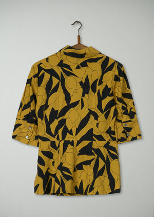 Reworn Floral Print Shirt Size 8 (557) | Multi