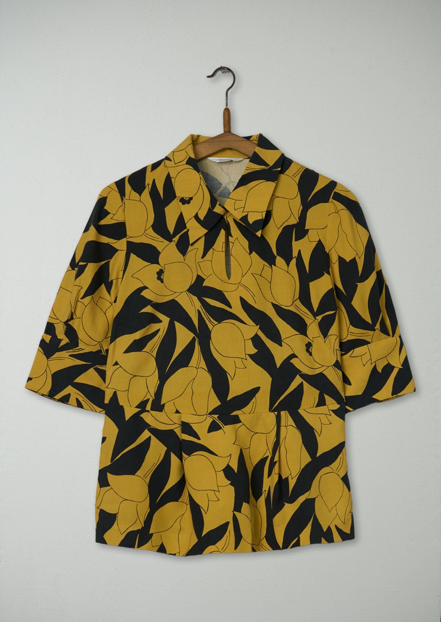 Reworn Floral Print Shirt Size 8 (557) | Multi