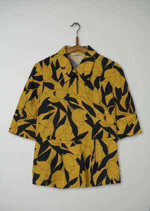Reworn Floral Print Shirt Size 8 (557) | Multi
