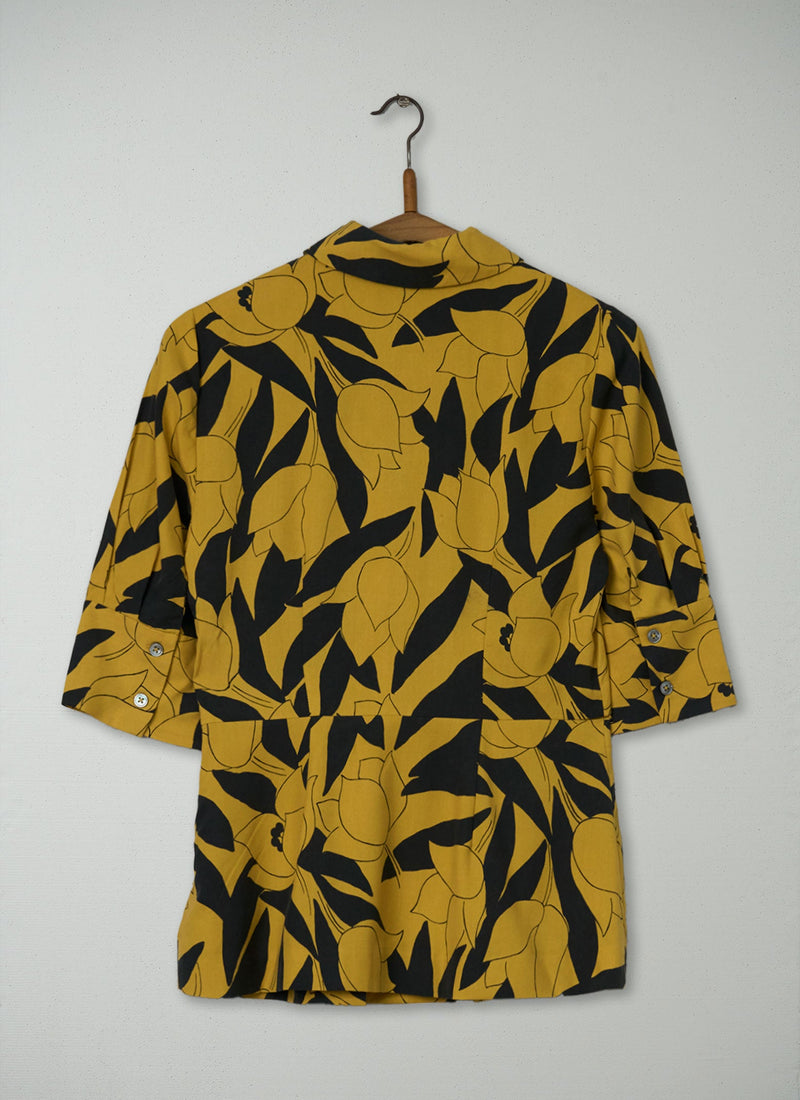 Reworn Floral Print Shirt Size 8 (630) | Multi