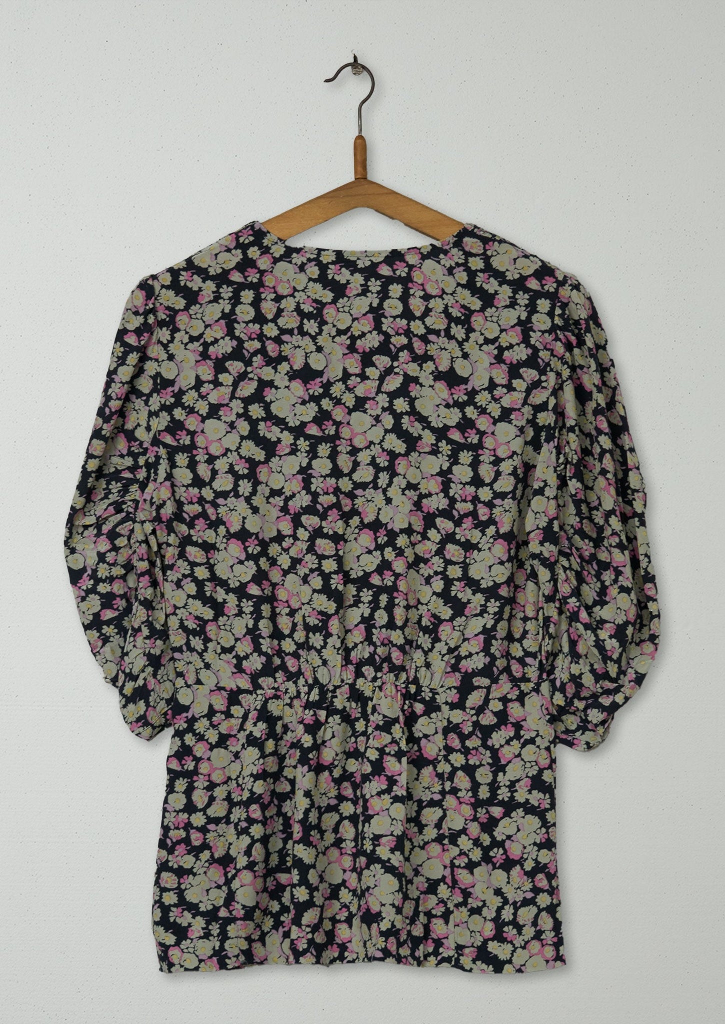 Reworn Floral Print Top Size 6 (620) | Multi