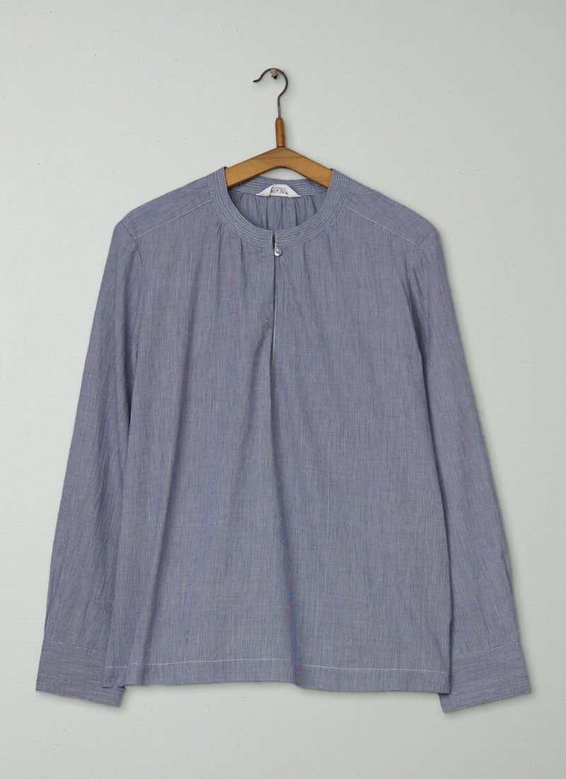 Reworn Soft Cotton Shirt Size 16 (1219) | Navy