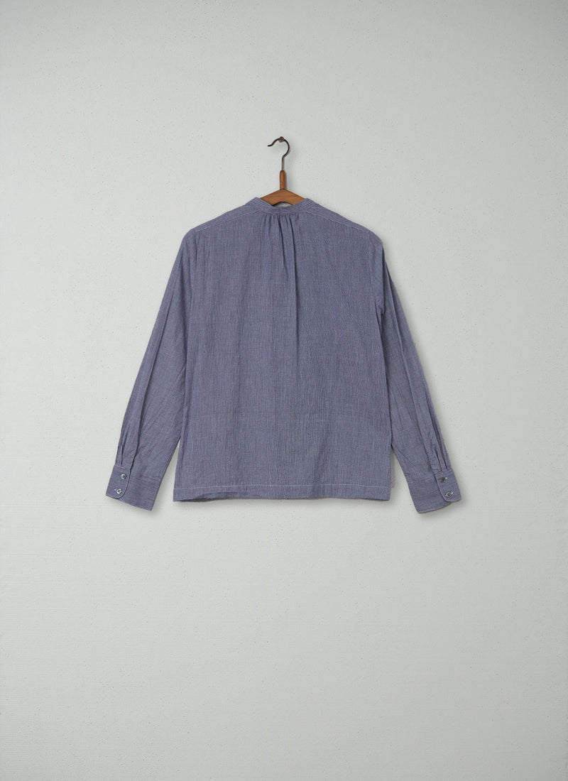 Reworn Mini Dogtooth Shirt Size 8 (104) | Navy