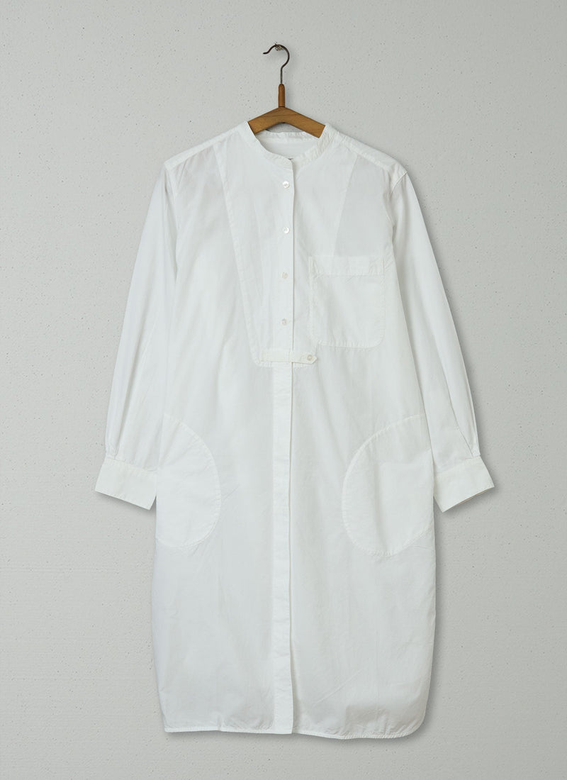 Reworn Poplin Tunic Size 12 (812) | White