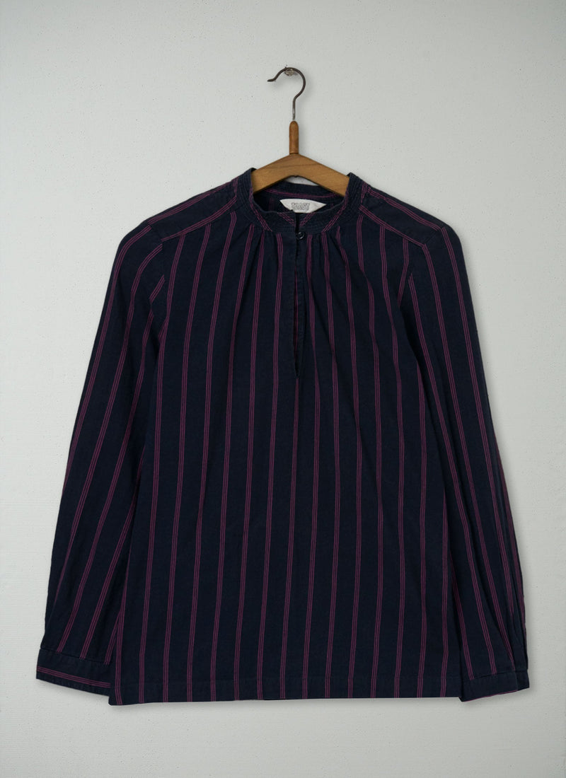 Reworn Stripe Voile Shirt Size 16 (799) | Multi