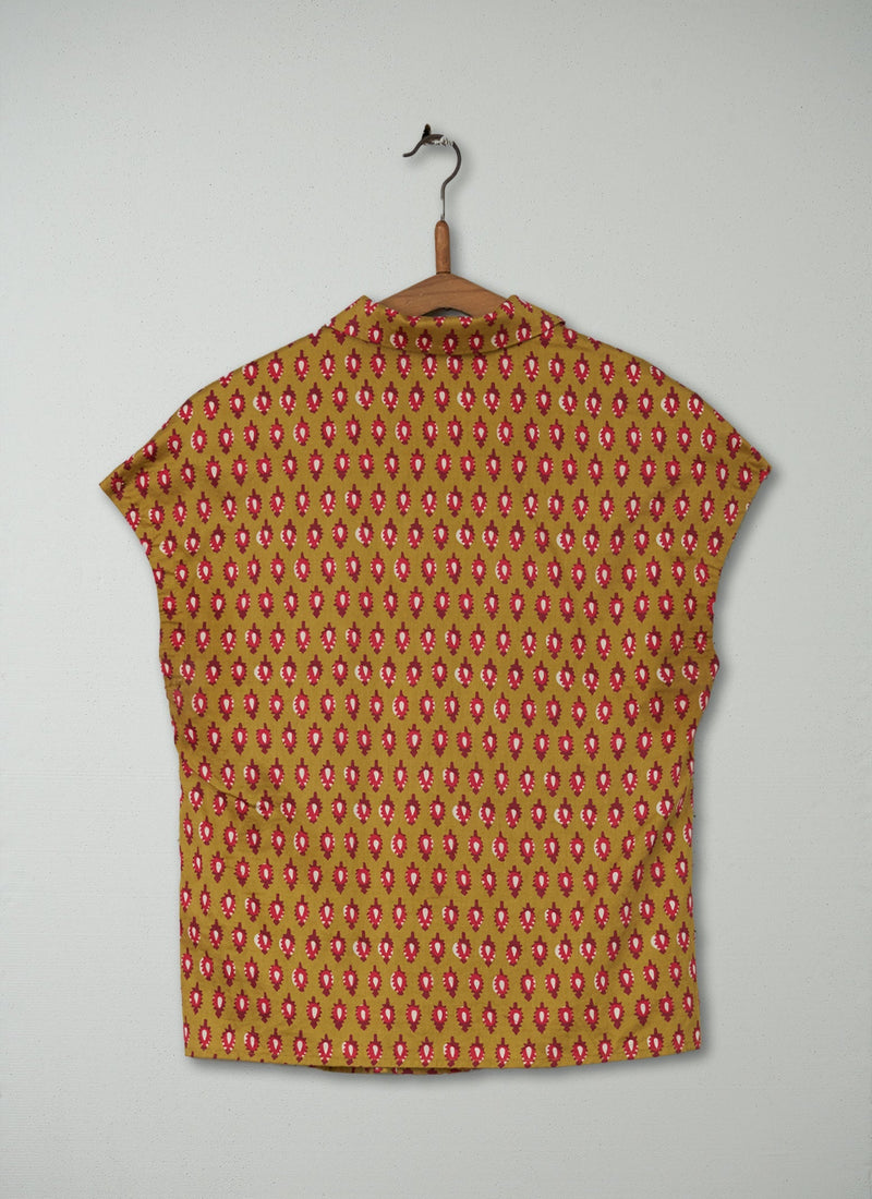 Reworn Paisley Print Top Size 8 (237) | Multi