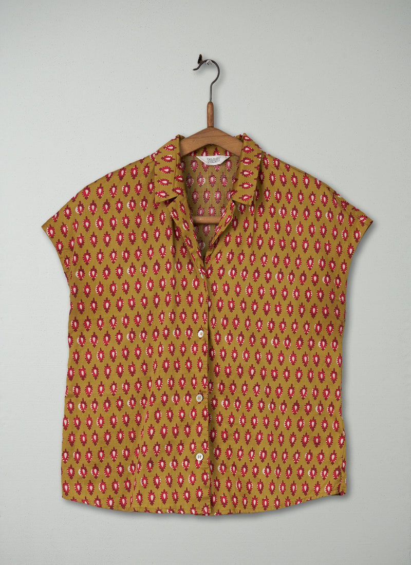 Reworn Paisley Print Top Size 8 (237) | Multi