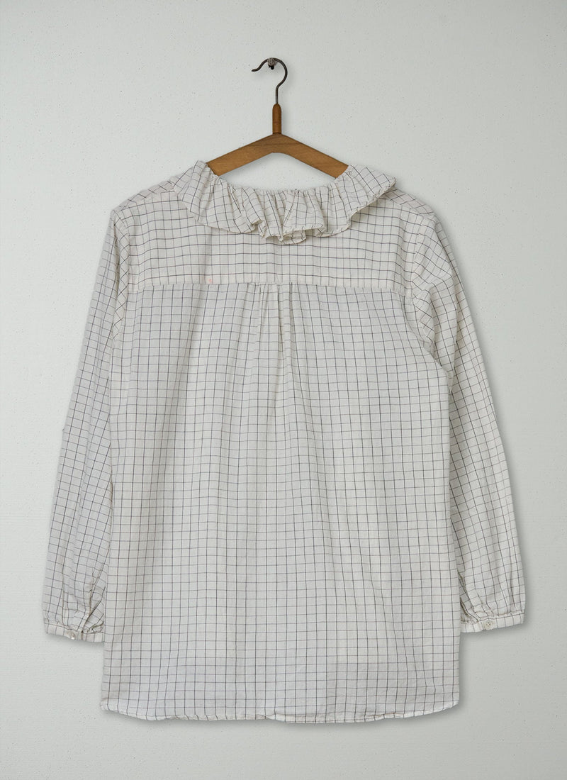 Reworn Check Cotton Shirt Size 14 (921) | Multi
