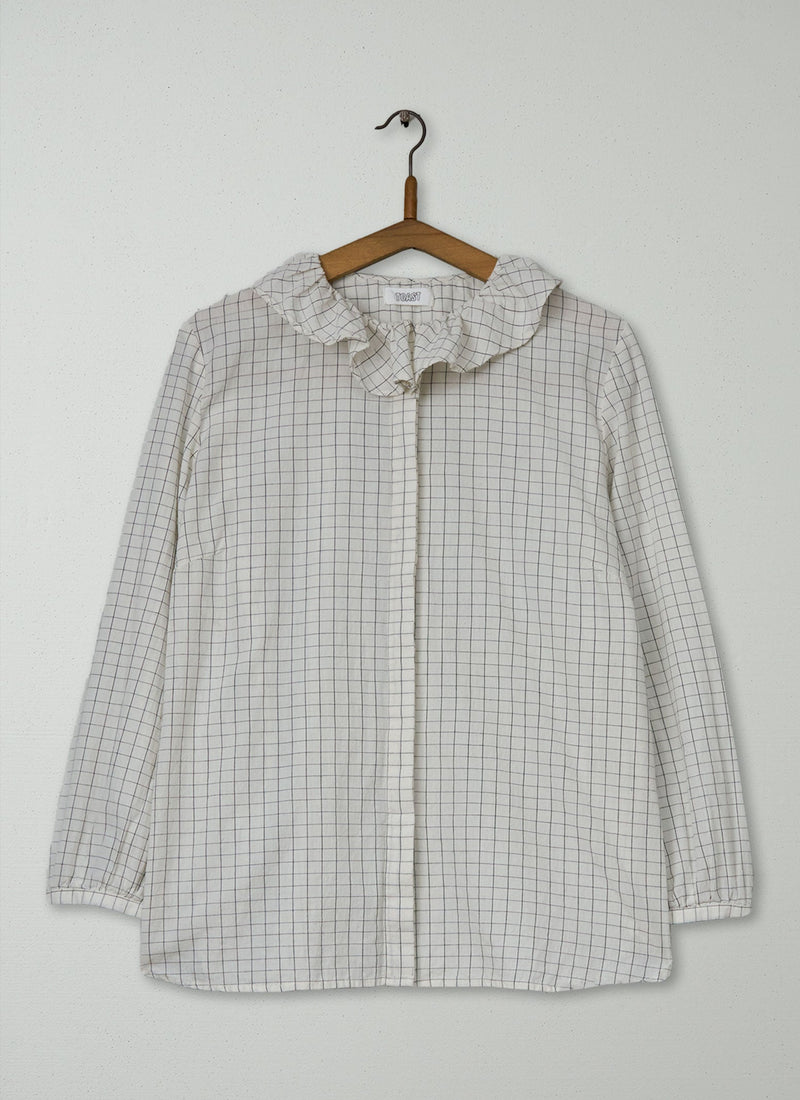 Reworn Check Cotton Shirt Size 14 (921) | Multi