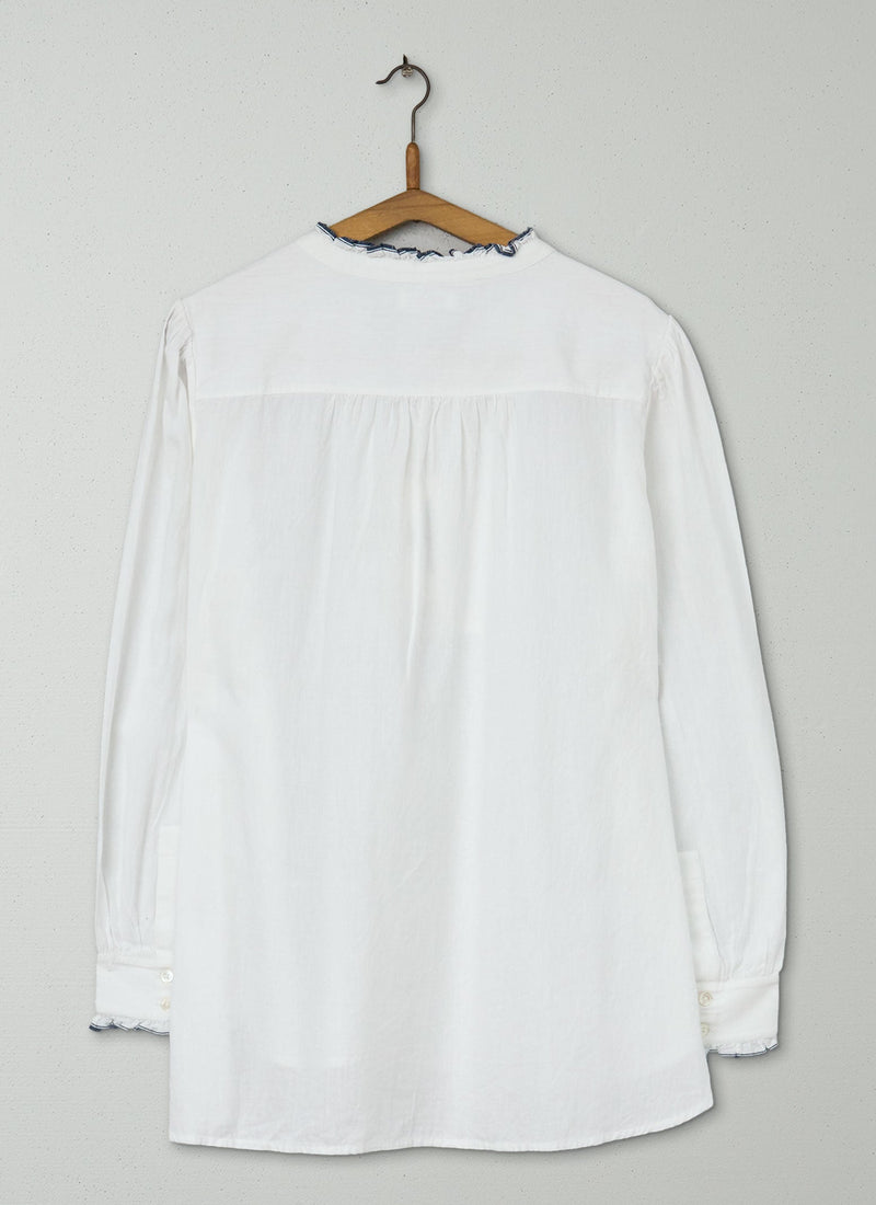 Reworn Cotton Asymmetric Shirt Size 18 (638) | Off White