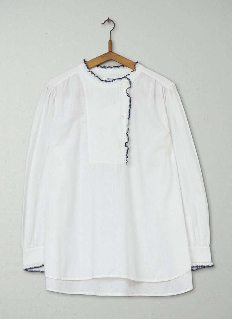 Reworn Cotton Asymmetric Shirt Size 18 (638) | Off White