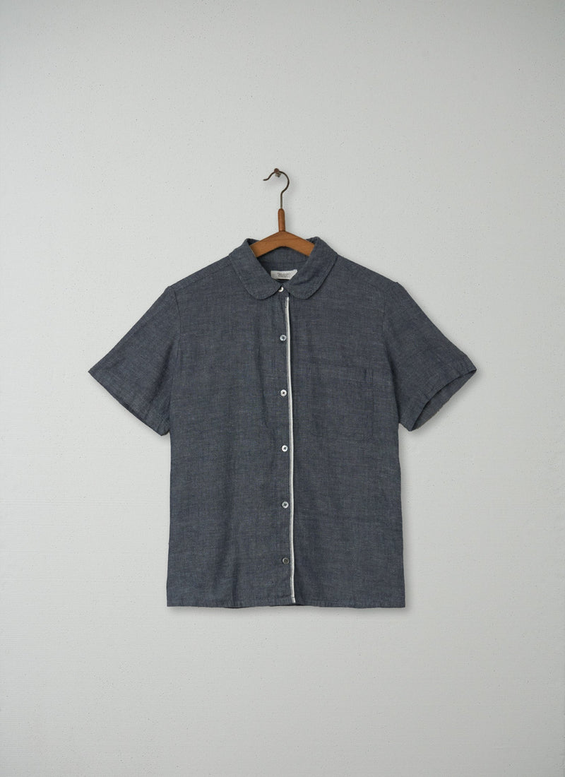 Reworn Selvedge Edge Chambray Shirt Size 12 (059) | Chambray