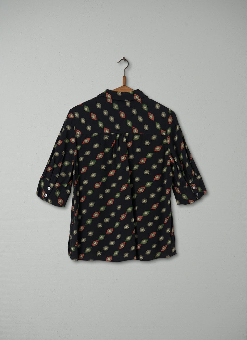 Reworn Short Sleeve Shirt Size 10 (044) | Olive
