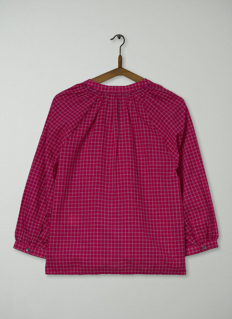 Reworn Check Shirt Size 6 (895) | Pink