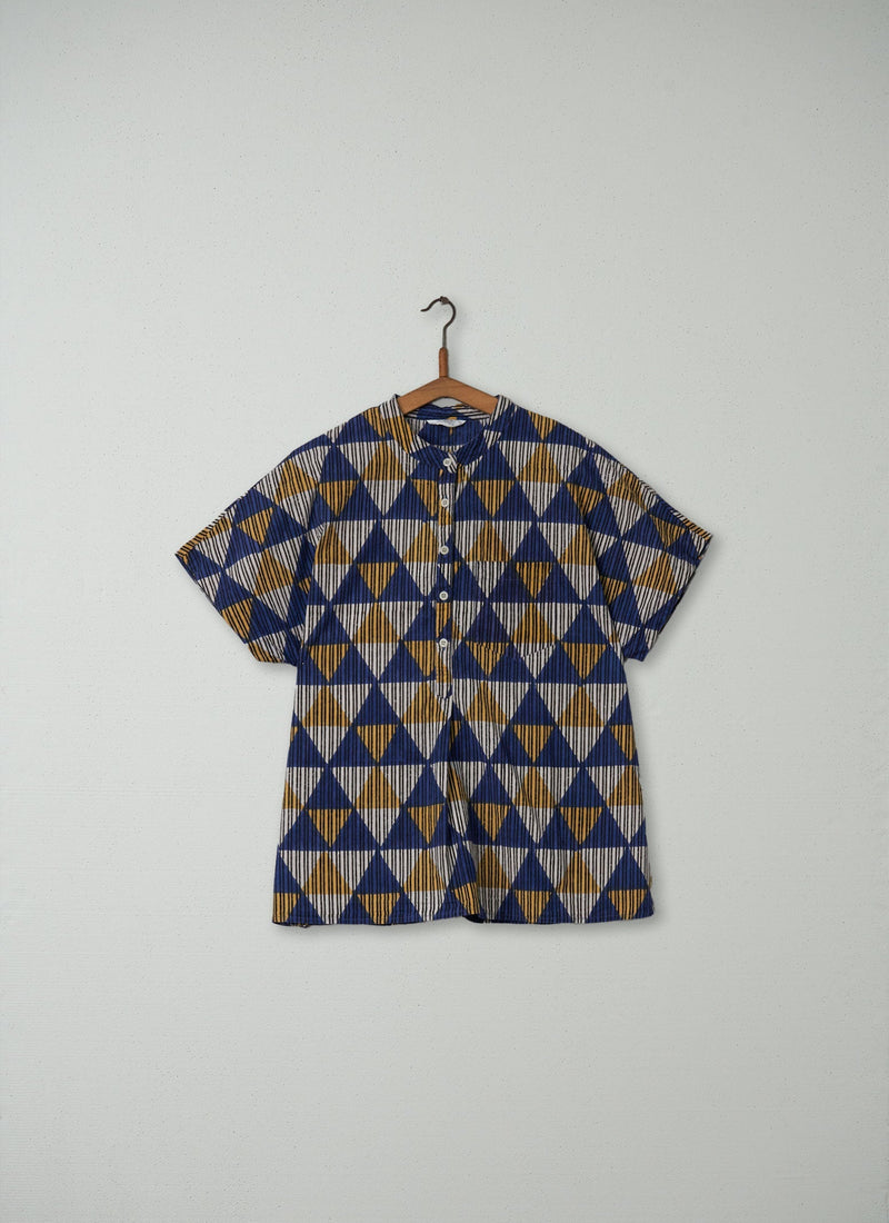 Reworn Anokhi Print Top Size 14 (127) | Multi