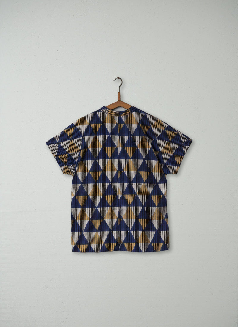 Reworn Print Cotton Top Size 8 (138) | Multi