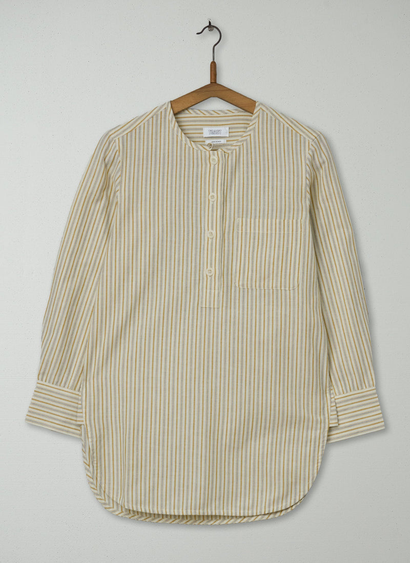 Reworn Stripe Cotton Shirt Size 6 (629) | Multi