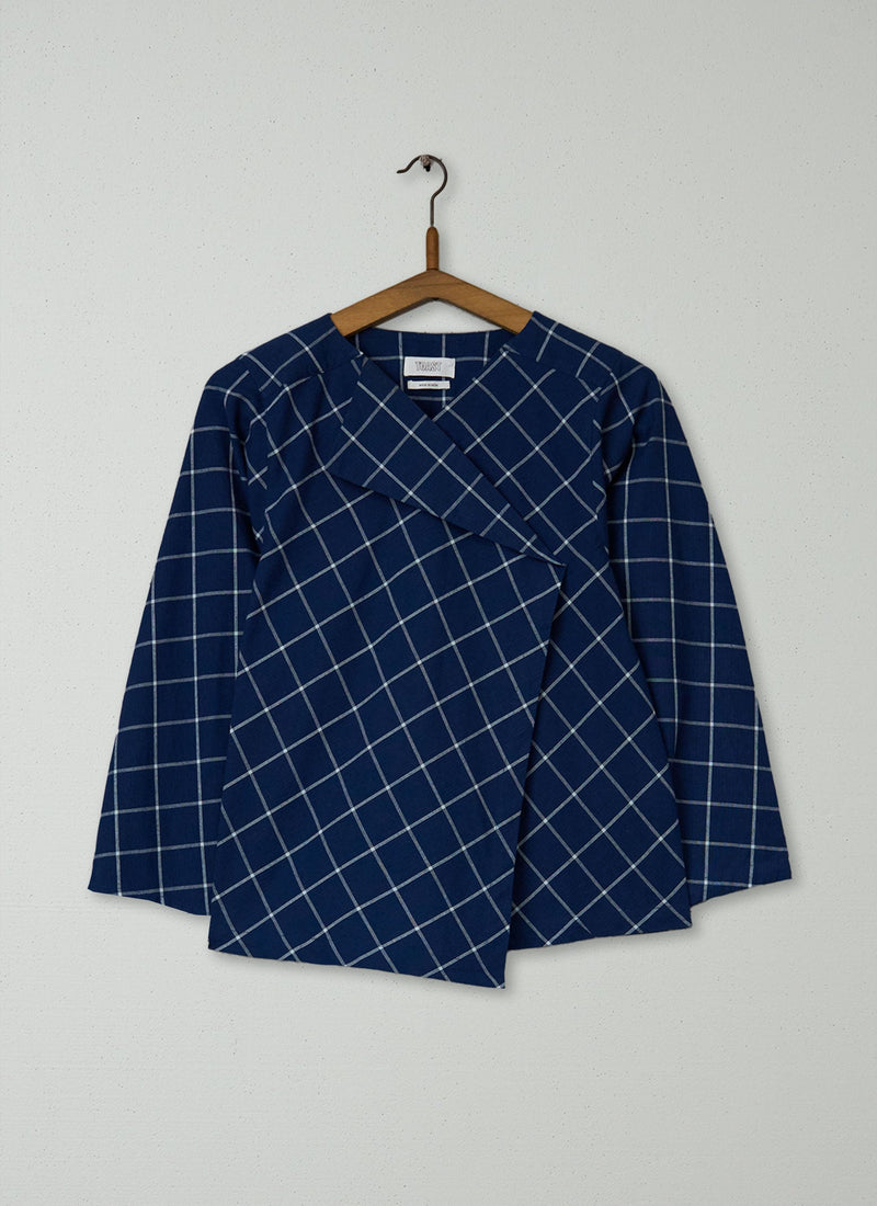Reworn Check Cotton Shirt Size 6 (807) | Multi