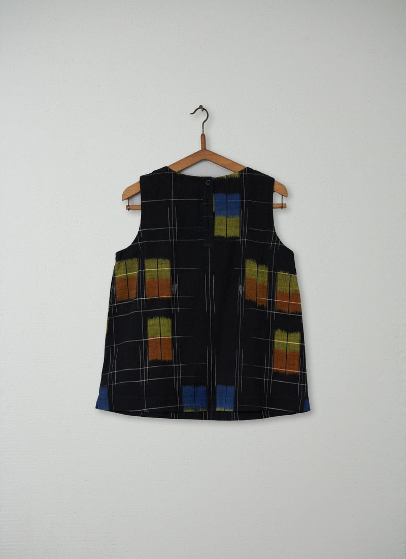 Reworn Ikat Top Size 10 (073) | Multi