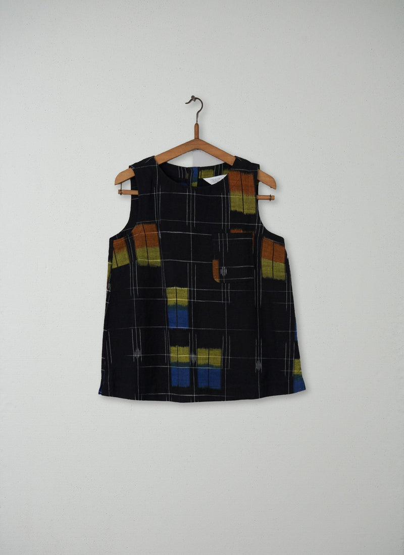 Reworn Ikat Top Size 10 (073) | Multi