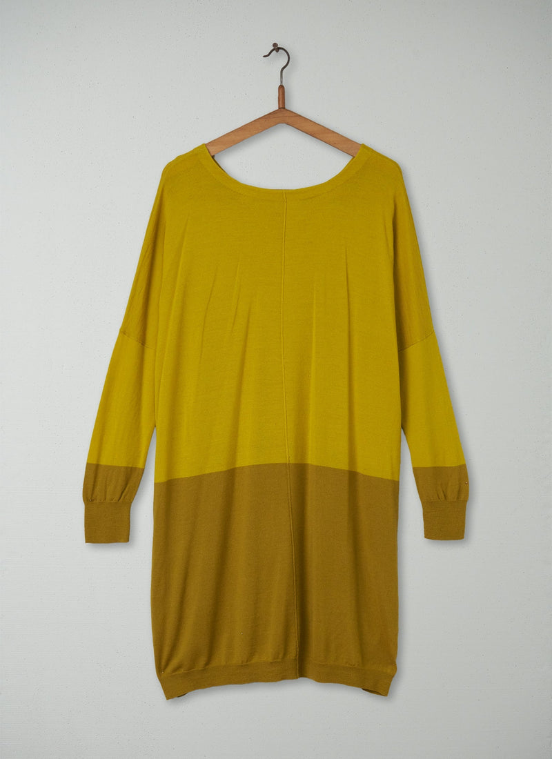 Reworn Jumper Dress Size M (064) | Sulphur