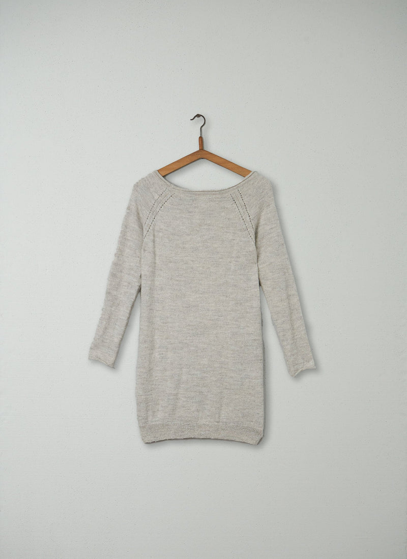 Reworn Raglan Tunic Size 6 (067) | Oat