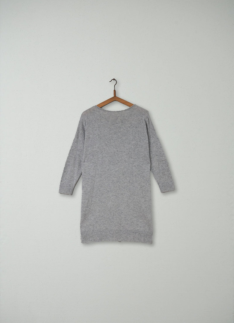 Reworn Boyfriend Pullover size 8 (058) | Grey
