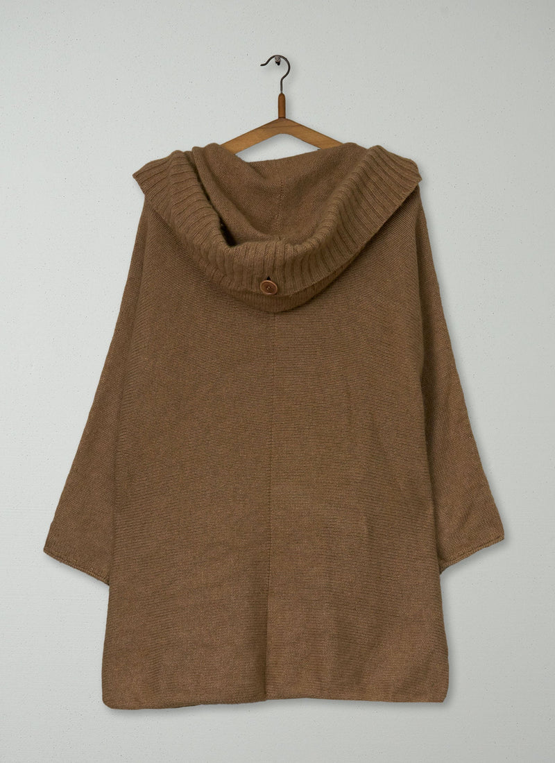 Reworn Cardigan Coat Size SM (556) | Mid Natural