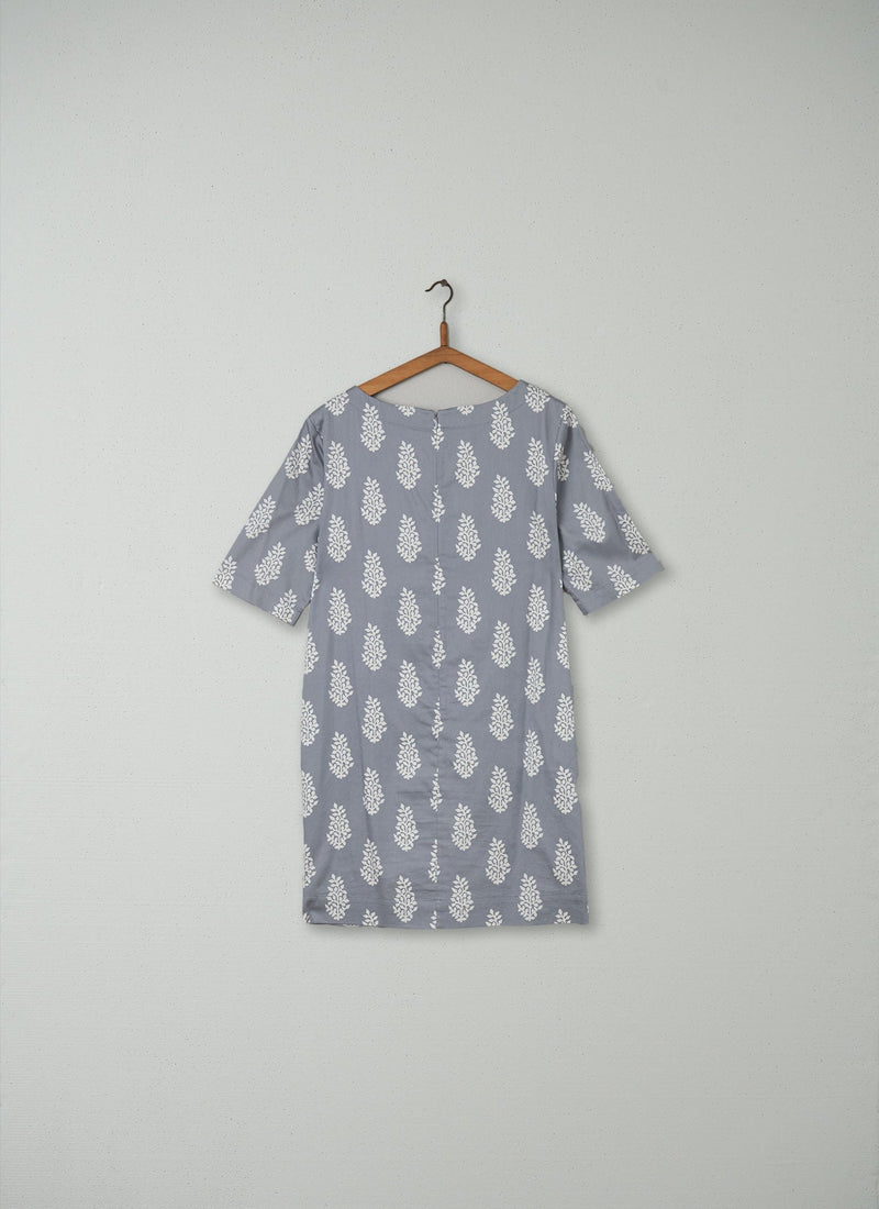 Reworn Karin Dress Size 12 (215) | Grey