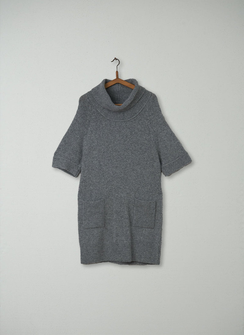 Reworn Cecile Tunic Size 8 (046) | Oatmeal
