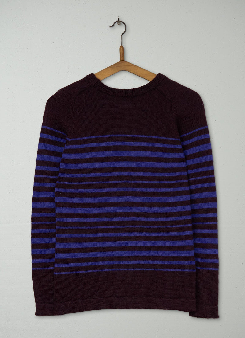 Reworn Edo Stripe Sweater Size 8 (371) | Multi