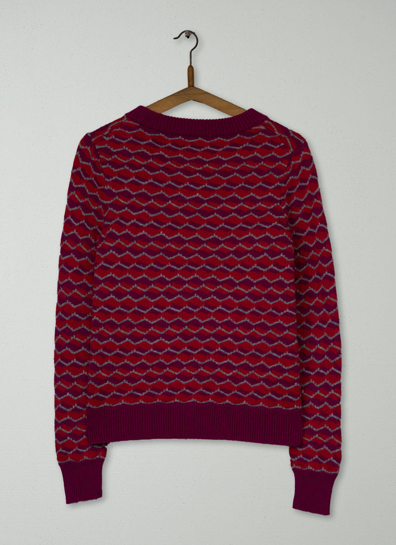 Reworn Merino Sweater Size S (596) | Multi