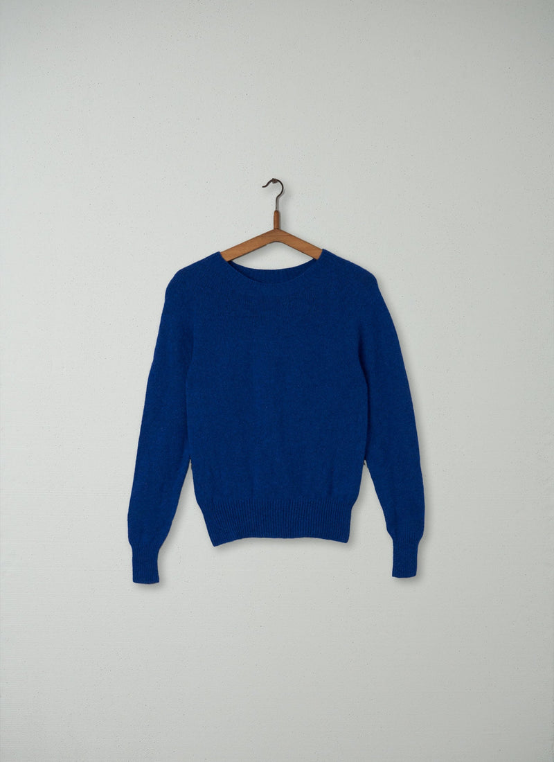 Reworn Seamless Sweater Size XS/S (069) | Ultra Marine