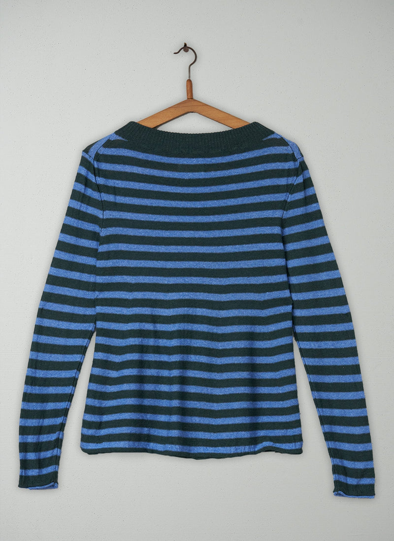 Reworn Swingy Linen Wool Sweater Size M (121) | Multi