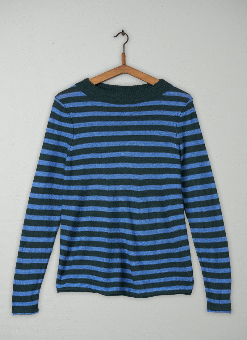 Reworn Swingy Linen Wool Sweater Size M (121) | Multi