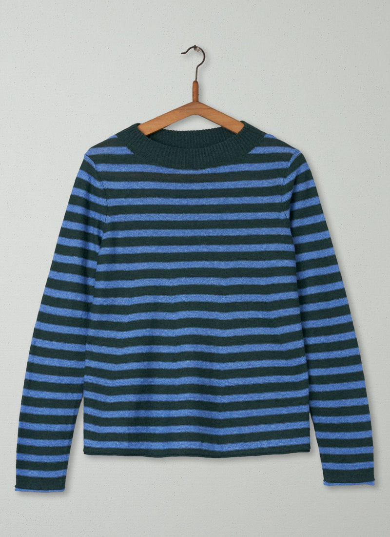 Reworn Linen Wool Sweater Size S (169) | Multi