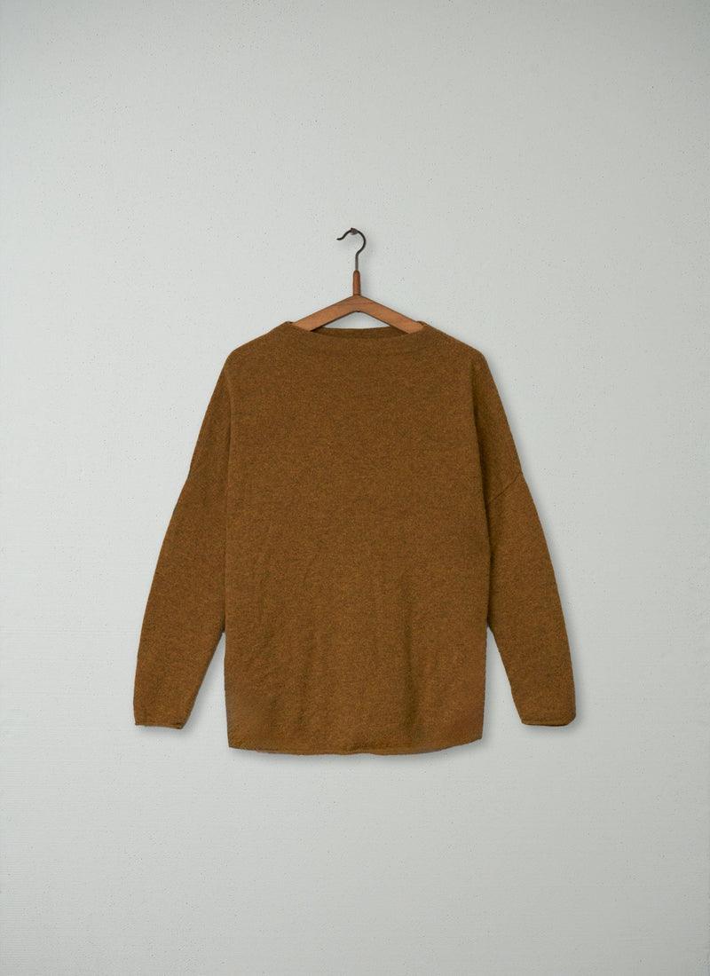 Reworn Cashmere Sweater Size S (076) | Ochre