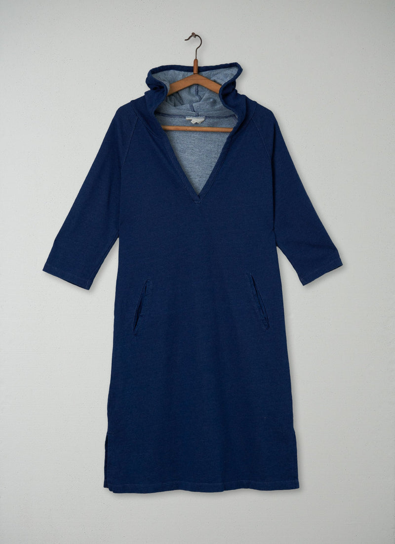 Reworn Indigo Tunic Dress Size 10 (171) | Indigo