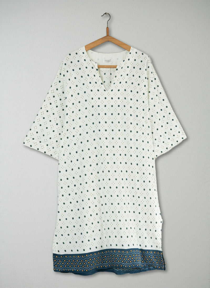 Reworn Foulard Spot Nightie Size 14 (038) | Multi