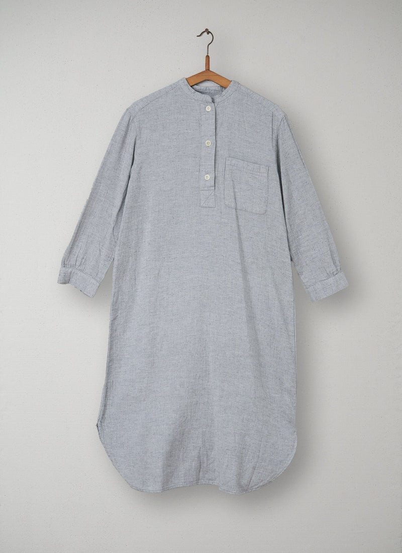 Reworn Cotton Nightie Size XS (003) | Grey Melange