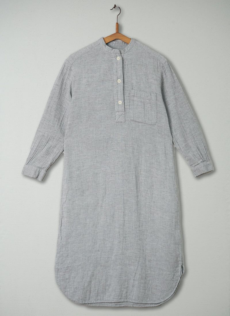 Reworn Cotton Nightie Size XS (028) | Grey Melange