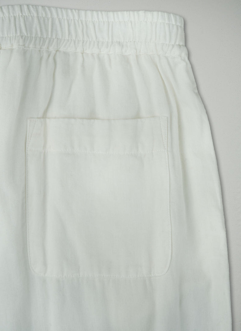 Reworn Cotton PJ Trousers Size S (046) | Parchment