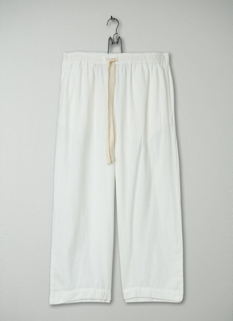Reworn Cotton PJ Trousers Size S (046) | Parchment