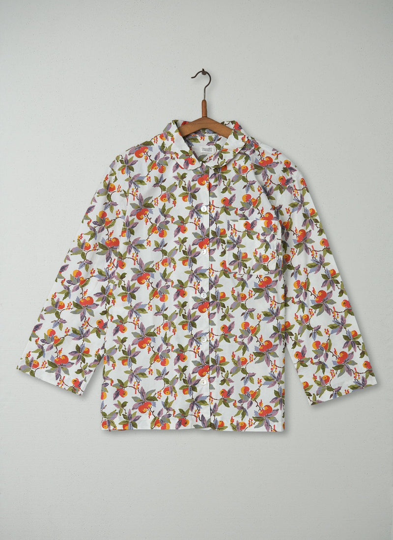Reworn Berry Block Print PJ Top Size M (018) | Multi