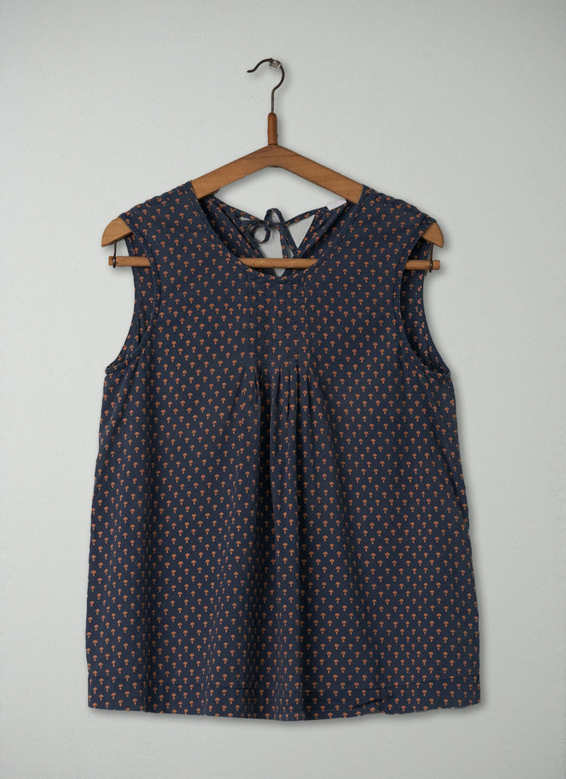 Reworn Mushroom Print Cami Size 8 (254) | Multi