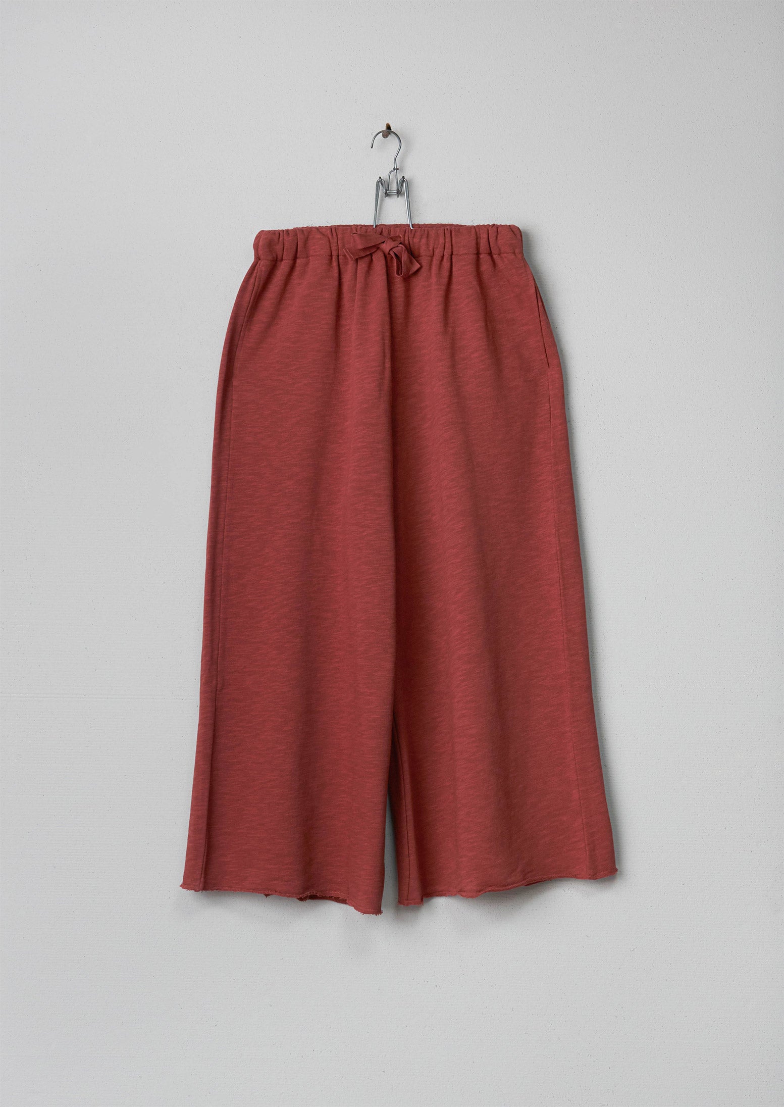 Reworn Loop back Jersey Trousers Size L (002) | Cinnamon